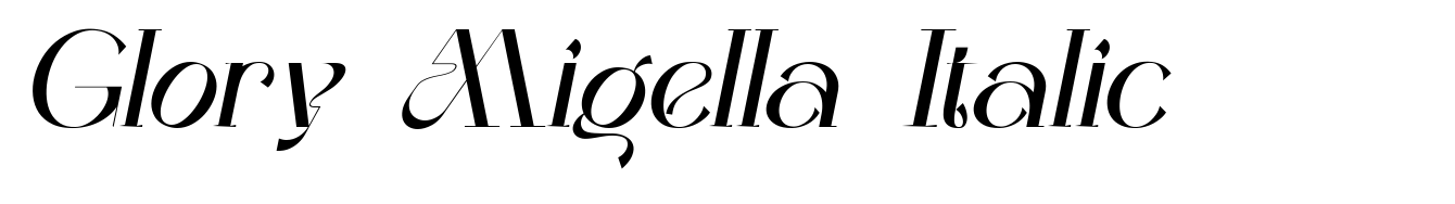 Glory Migella Italic